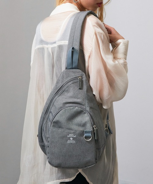 anello（アネロ）の「【anello】GTB4771 リニューアルエスピーエス ボディ（ボディバッグ/ウエストポーチ・レディース・ライトグレー/ブラック/ネイビー・FREE）」の5枚目の写真