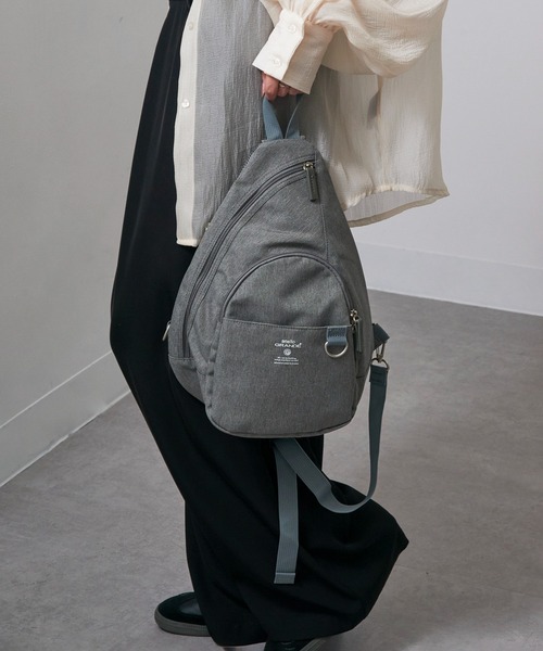 anello（アネロ）の「【anello】GTB4771 リニューアルエスピーエス ボディ（ボディバッグ/ウエストポーチ・レディース・ライトグレー/ブラック/ネイビー・FREE）」の6枚目の写真