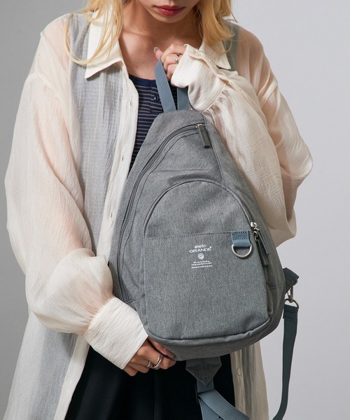 anello（アネロ）の「【anello】GTB4771 リニューアルエスピーエス ボディ（ボディバッグ/ウエストポーチ・レディース・ライトグレー/ブラック/ネイビー・FREE）」の4枚目の写真