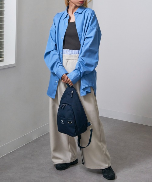 anello（アネロ）の「【anello】GTB4771 リニューアルエスピーエス ボディ（ボディバッグ/ウエストポーチ・レディース・ライトグレー/ブラック/ネイビー・FREE）」の12枚目の写真