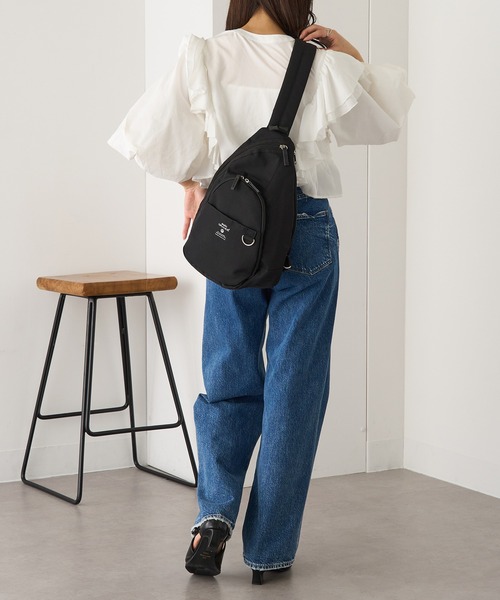 anello（アネロ）の「【anello】GTB4771 リニューアルエスピーエス ボディ（ボディバッグ/ウエストポーチ・レディース・ライトグレー/ブラック/ネイビー・FREE）」の14枚目の写真