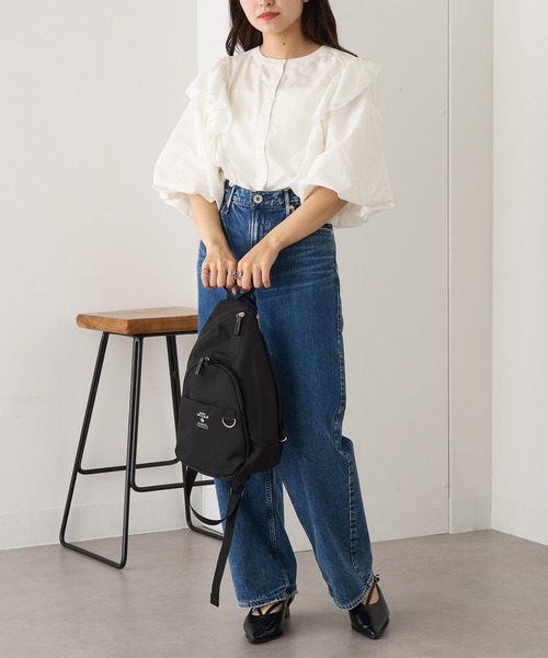 anello（アネロ）の「【anello】GTB4771 リニューアルエスピーエス ボディ（ボディバッグ/ウエストポーチ・レディース・ライトグレー/ブラック/ネイビー・FREE）」の17枚目の写真