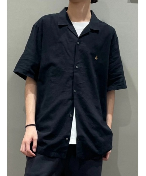 GAP(ギャップ)の「リネンブレンド バケーションシャツ ブラナンベア(シャツ/ブラウス・メンズ・ベージュ/ブラック/オフホワイト・S/M/L/XL/XS)」の3枚目の写真