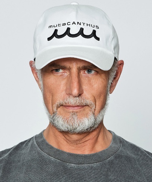 mko12818-muta Embroidered Logo Cap ベースボールキャップ