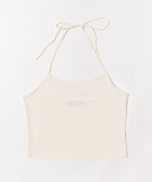 VIBGYOR(ヴィブジョー)の「【セット商品】フラワーモチーフ レースシアートップス ホルターネックキャミ(CZ)(Tシャツ/カットソー・レディース・アイボリー・MEDIUM/LARGE)」の10枚目の写真