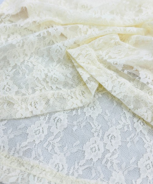 VIBGYOR(ヴィブジョー)の「【セット商品】フラワーモチーフ レースシアートップス ホルターネックキャミ(CZ)(Tシャツ/カットソー・レディース・アイボリー・MEDIUM/LARGE)」の14枚目の写真