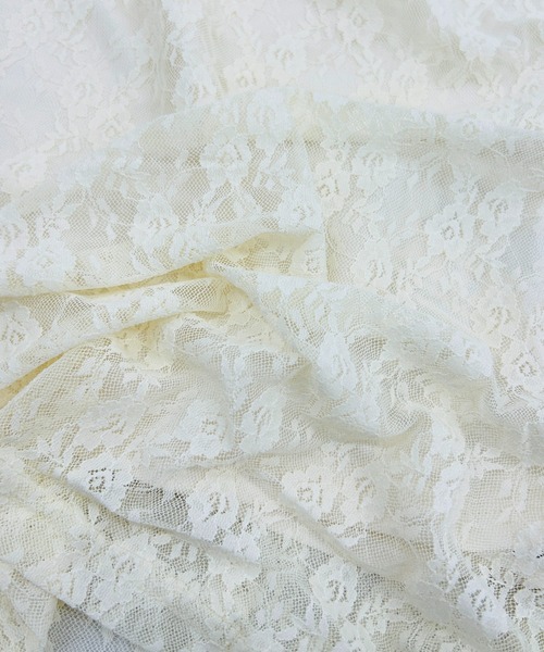 VIBGYOR(ヴィブジョー)の「【セット商品】フラワーモチーフ レースシアートップス ホルターネックキャミ(CZ)(Tシャツ/カットソー・レディース・アイボリー・MEDIUM/LARGE)」の16枚目の写真