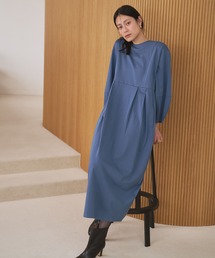 Audrey and John Wad（オードリーアンドジョンワッド）の「コクーンシルエットワンピース-手洗い可-（ワンピース）」