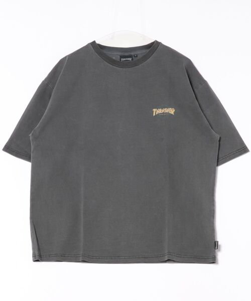 THRASHER(スラッシャー)の「DIAMOND LOGO S/S PIGMENT T-SHIRTS / スラッシャーダイヤモンドロゴピグメント半袖T-シャツ(Tシャツ/カットソー・メンズ・ブルー/ブラック×イエロー/ブラック×ホワイト/ブラウン・MEDIUM/LARGE/X-LARGE)」の2枚目の写真