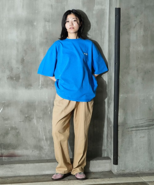 THRASHER(スラッシャー)の「DIAMOND LOGO S/S PIGMENT T-SHIRTS / スラッシャーダイヤモンドロゴピグメント半袖T-シャツ(Tシャツ/カットソー・メンズ・ブルー/ブラック×イエロー/ブラック×ホワイト/ブラウン・MEDIUM/LARGE/X-LARGE)」の9枚目の写真