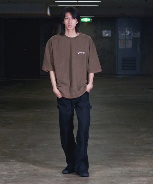 THRASHER(スラッシャー)の「DIAMOND LOGO S/S PIGMENT T-SHIRTS / スラッシャーダイヤモンドロゴピグメント半袖T-シャツ(Tシャツ/カットソー・メンズ・ブルー/ブラック×イエロー/ブラック×ホワイト/ブラウン・MEDIUM/LARGE/X-LARGE)」の15枚目の写真
