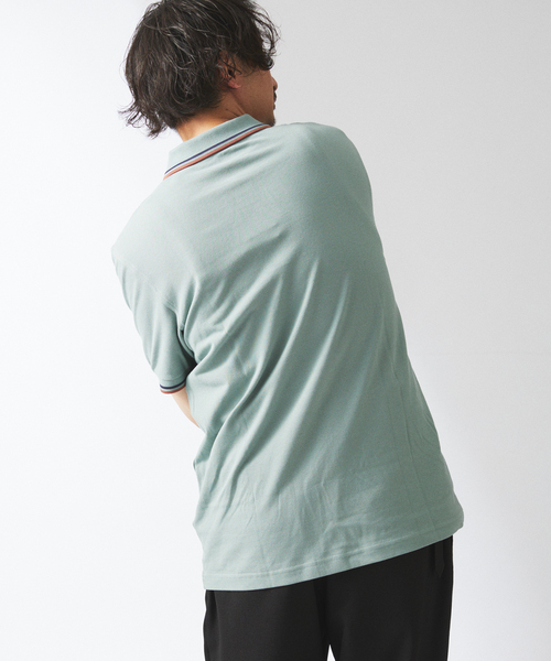 FRED PERRY（フレッドペリー）の「FRED PERRY / フレッドペリー M3600 TWIN TIPPED（ポロシャツ・メンズ・ライトブルー/ブラック/アイボリー/レッド・LARGE/MEDIUM）」の7枚目の写真