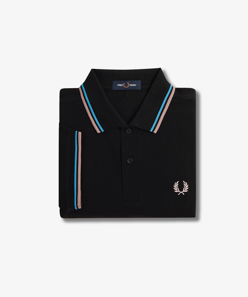 FRED PERRY（フレッドペリー）の「FRED PERRY / フレッドペリー M3600 TWIN TIPPED（ポロシャツ・メンズ・ライトブルー/ブラック/アイボリー/レッド・LARGE/MEDIUM）」の15枚目の写真