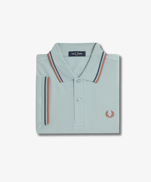 FRED PERRY（フレッドペリー）の「FRED PERRY / フレッドペリー M3600 TWIN TIPPED（ポロシャツ・メンズ・ライトブルー/ブラック/アイボリー/レッド・LARGE/MEDIUM）」の21枚目の写真