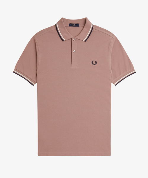FRED PERRY（フレッドペリー）の「FRED PERRY / フレッドペリー M3600 TWIN TIPPED（ポロシャツ・メンズ・ライトブルー/ブラック/アイボリー/レッド・LARGE/MEDIUM）」の22枚目の写真