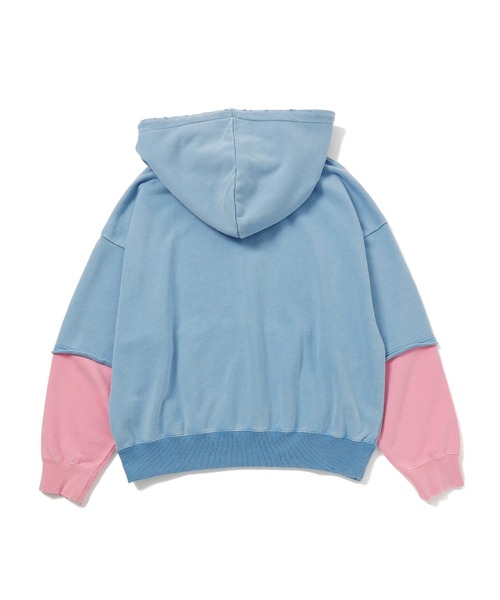 セール】【8】【Little Sunny Bite】fake layered hoodie