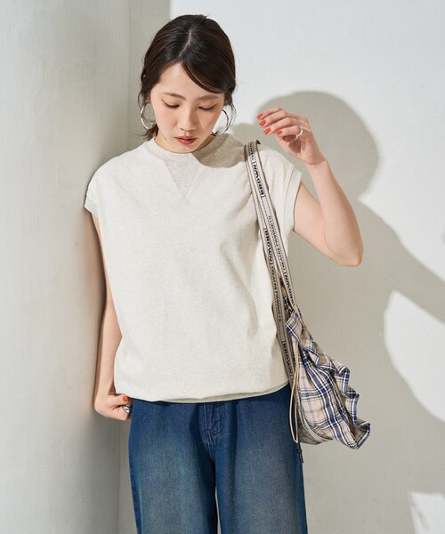 セール】限定展開 ガゼット 付き ノースリーブ Tシャツ（Tシャツ