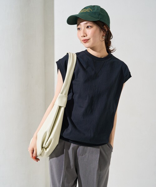 セール】限定展開 ガゼット 付き ノースリーブ Tシャツ（Tシャツ