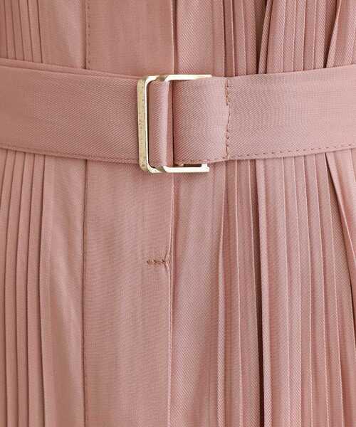 grove（グローブ）の「贅沢プリーツが華やかなシャンブレープリーツワンピース（ワンピース・レディース・ベビーピンク/ブラウン系/ネイビー/ブラック・02/03/01/04/05）」の16枚目の写真