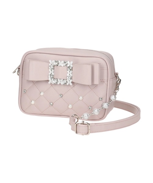 お嬢さんビジューリボンショルダーバッグ（ショルダーバッグ）｜NOEMIE（ノエミー）