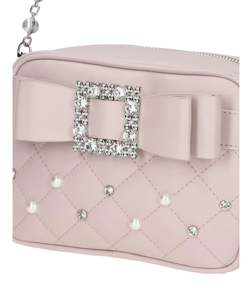 お嬢さんビジューリボンショルダーバッグ（ショルダーバッグ）｜NOEMIE（ノエミー）