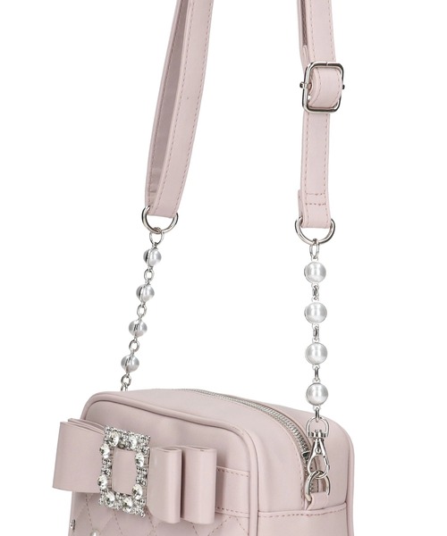 お嬢さんビジューリボンショルダーバッグ（ショルダーバッグ）｜NOEMIE（ノエミー）