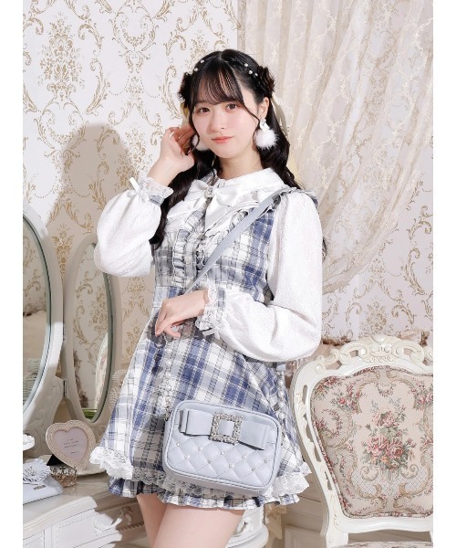 お嬢さんビジューリボンショルダーバッグ（ショルダーバッグ）｜NOEMIE（ノエミー）