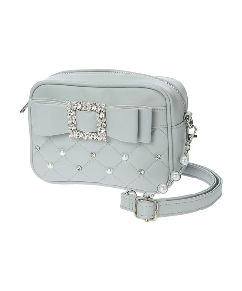 お嬢さんビジューリボンショルダーバッグ（ショルダーバッグ）｜NOEMIE（ノエミー）