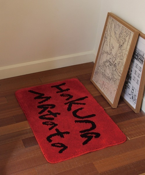 ロバート・インディア LOVE ラグ マット Robert Indiana love ロバート・インディアナ ラグ2枚 - メルカリ