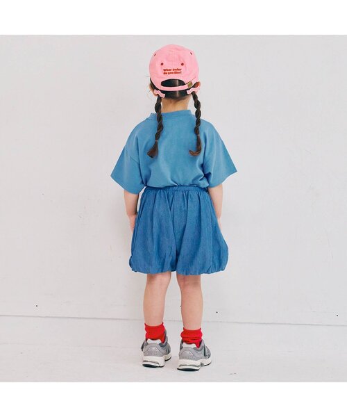 p.premier(ピードットプルミエ)の「We love VACATION2柄シンプルロゴ半袖Tシャツ(Tシャツ/カットソー・キッズ・ブラウン/グリーン/レッド/ベージュ/チャコール/イエロー/ブルー/アイボリー・80/90/100/110/120/130/140)」の13枚目の写真