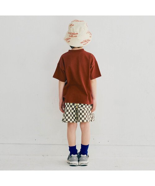 p.premier(ピードットプルミエ)の「We love VACATION2柄シンプルロゴ半袖Tシャツ(Tシャツ/カットソー・キッズ・ブラウン/グリーン/レッド/ベージュ/チャコール/イエロー/ブルー/アイボリー・80/90/100/110/120/130/140)」の15枚目の写真