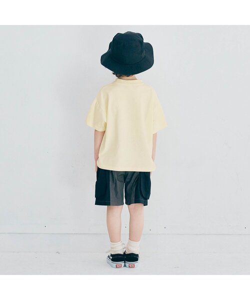 p.premier(ピードットプルミエ)の「We love VACATION2柄シンプルロゴ半袖Tシャツ(Tシャツ/カットソー・キッズ・ブラウン/グリーン/レッド/ベージュ/チャコール/イエロー/ブルー/アイボリー・80/90/100/110/120/130/140)」の21枚目の写真