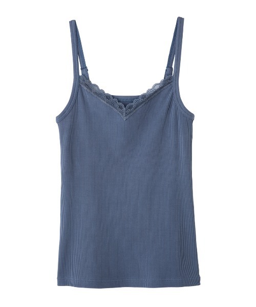 コットンミックスリブキャミソール（インナーウェア/肌着）｜PEACH