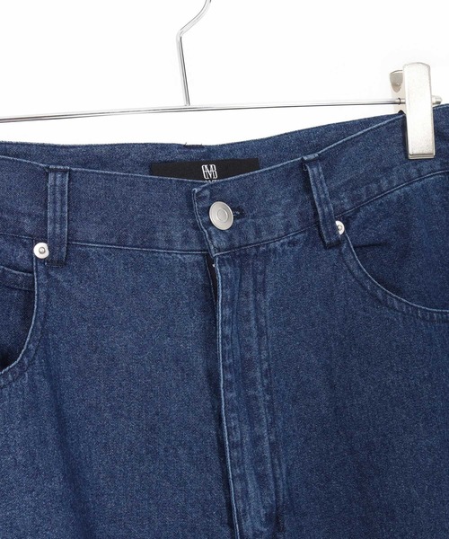 CAMBIO(カンビオ)の「mp13685-8.5ozワイドデニムショーツ(デニムパンツ・メンズ・ブラック/ネイビー・XL/L/M)」の10枚目の写真