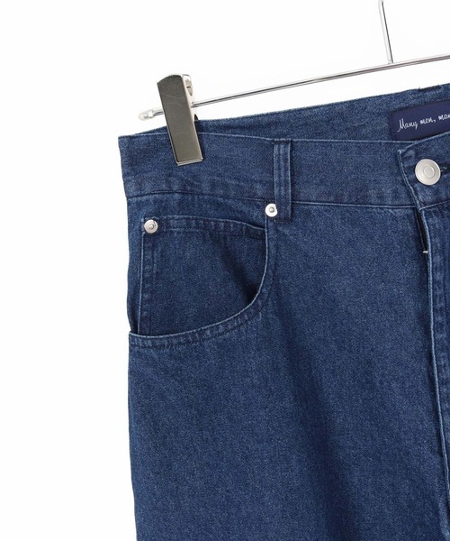 CAMBIO(カンビオ)の「mp13685-8.5ozワイドデニムショーツ(デニムパンツ・メンズ・ブラック/ネイビー・XL/L/M)」の12枚目の写真