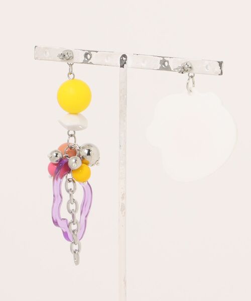 tone（トーン）の「【KKSHOP】目玉焼きピアス(MA)（ピアス（両耳用）・レディース・イエロー系・FREE）」の2枚目の写真
