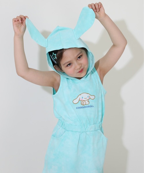 しなこちゃん［なりきりワンピース］ワンピース　１２０ 新品未使用 セール】サンリオ タイダイなりきる ワンピース 0615K