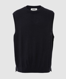 Cashmere knit sleeveless/Midsommar(BODHI×DIGAWEL)
