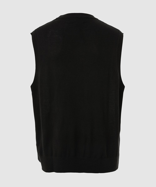DIGAWEL(ディガウェル)の「Cashmere knit sleeveless/Midsommar(BODHI×DIGAWEL)(ニット/セーター・メンズ・ネイビー/ブラック・FREE)」の5枚目の写真