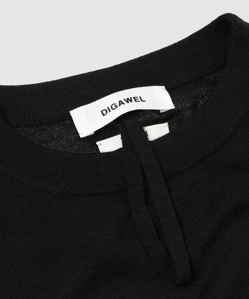 DIGAWEL(ディガウェル)の「Cashmere knit sleeveless/Midsommar(BODHI×DIGAWEL)(ニット/セーター・メンズ・ネイビー/ブラック・FREE)」の7枚目の写真