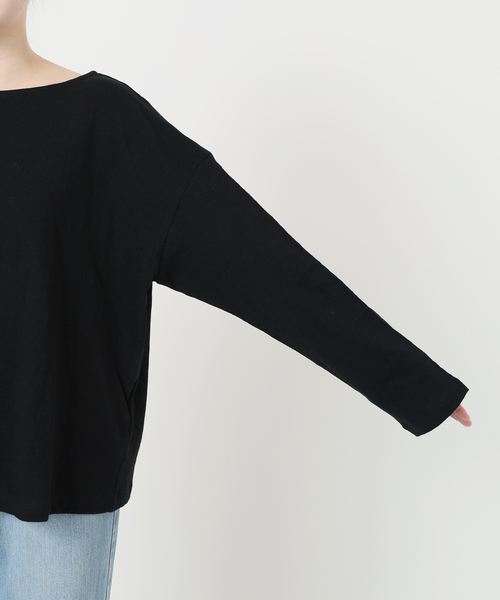 セール】ONIT/オニット ROUGH COTTON BACK OPEN ボートネック