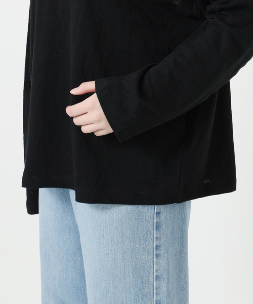 セール】ONIT/オニット ROUGH COTTON BACK OPEN ボートネック