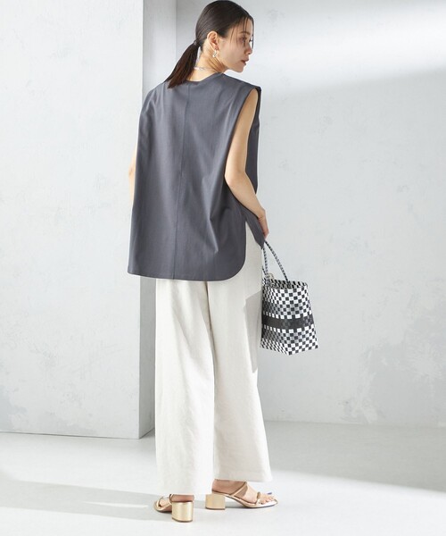 SHIPS for women / シップスウィメン 〈接触冷感〉ポンチ ノースリーブ プルオーバー SHIPS｜<接触冷感>ポンチ ノースリーブ プルオーバー | Rakuten