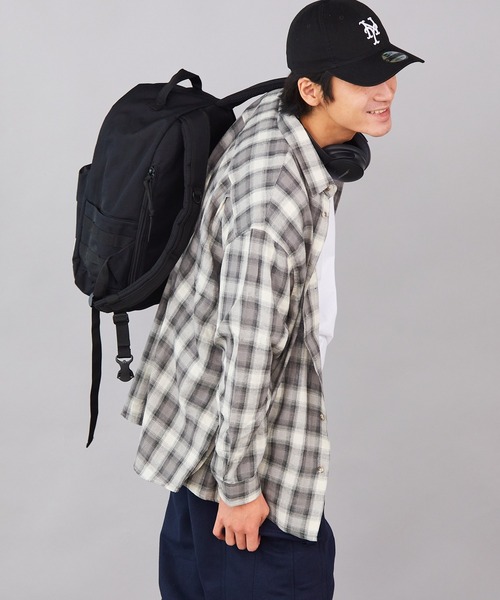 ROOPTOKYO（ループトウキョウ）の「ルーズシルエット オンブレチェック LS 長袖シャツ（シャツ/ブラウス・メンズ・ネイビー/ブラック/グレー・M）」の14枚目の写真