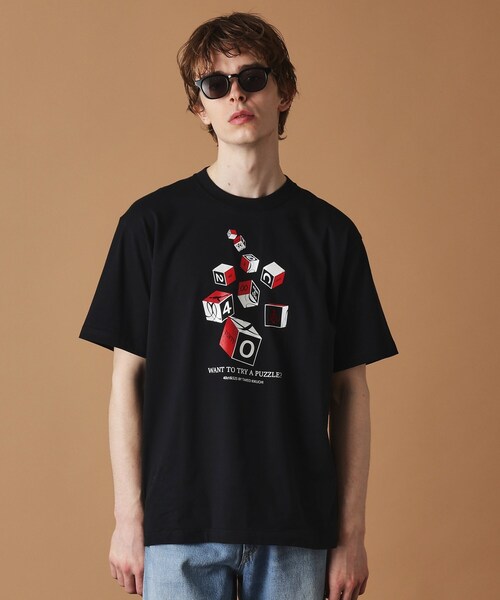 40ｃｔ＆525（フォーティーカラッツアンドゴーニーゴ）の「【Sサイズ～】キューブグラフィック半袖Tシャツ（Tシャツ/カットソー・メンズ・ブラック/ホワイト/ブルー系その他・01/02/03/04）」の3枚目の写真