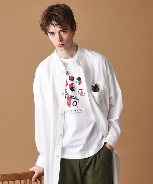 40ｃｔ＆525（フォーティーカラッツアンドゴーニーゴ）の「【Sサイズ～】キューブグラフィック半袖Tシャツ（Tシャツ/カットソー・メンズ・ブラック/ホワイト/ブルー系その他・01/02/03/04）」の12枚目の写真