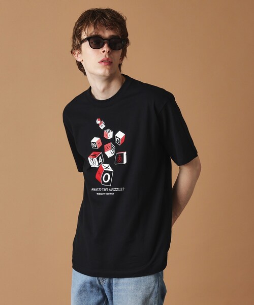 40ｃｔ＆525（フォーティーカラッツアンドゴーニーゴ）の「【Sサイズ～】キューブグラフィック半袖Tシャツ（Tシャツ/カットソー・メンズ・ブラック/ホワイト/ブルー系その他・01/02/03/04）」の16枚目の写真