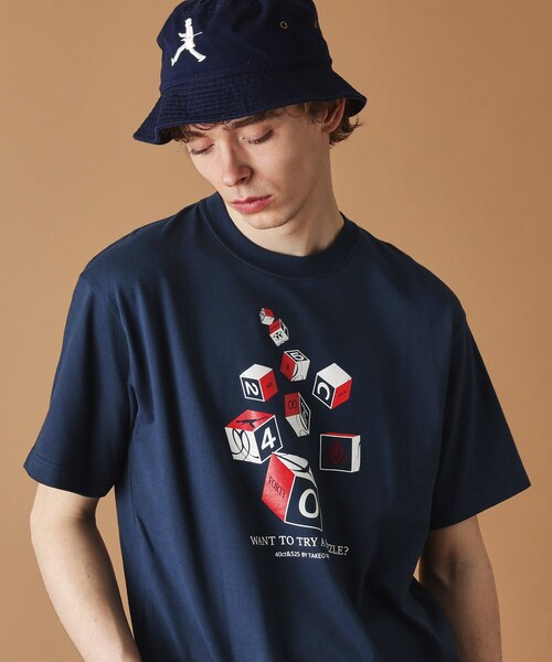 40ｃｔ＆525（フォーティーカラッツアンドゴーニーゴ）の「【Sサイズ～】キューブグラフィック半袖Tシャツ（Tシャツ/カットソー・メンズ・ブラック/ホワイト/ブルー系その他・01/02/03/04）」の19枚目の写真