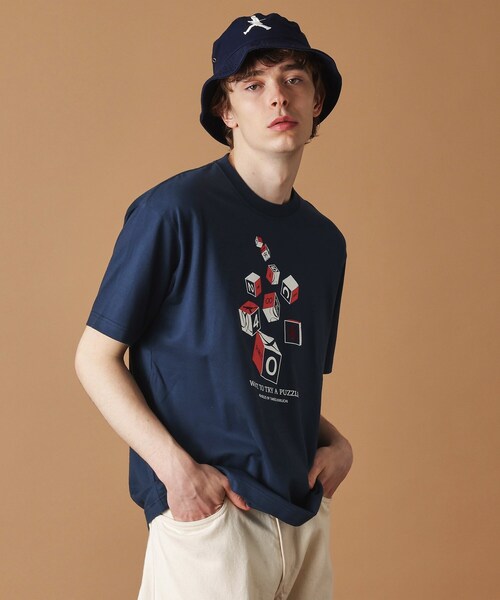 40ｃｔ＆525（フォーティーカラッツアンドゴーニーゴ）の「【Sサイズ～】キューブグラフィック半袖Tシャツ（Tシャツ/カットソー・メンズ・ブラック/ホワイト/ブルー系その他・01/02/03/04）」の20枚目の写真