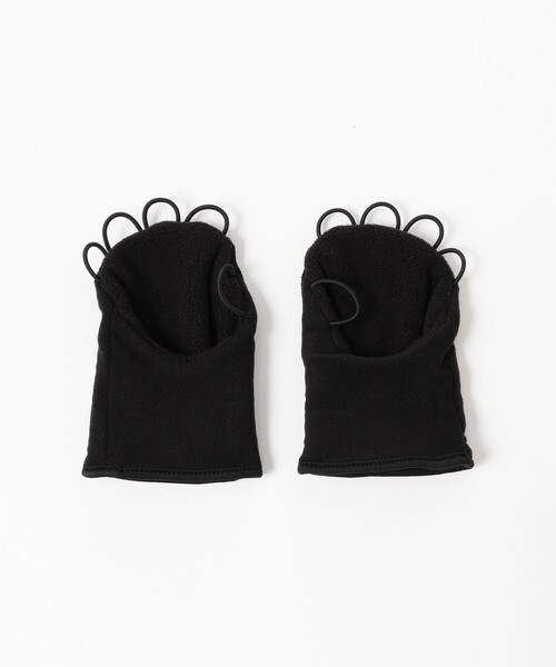 BEAMS GOLF（ビームスゴルフ）の「B.G.THREE / ALL-TIME フリース ハンド ウォーマー（手袋・メンズ・ブラック/ネイビー・ONE SIZE）」の4枚目の写真